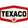 Texaco Die-cut Hexagon Tin Sign